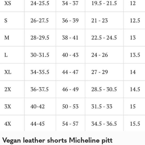 VIXEN by Micheline Pitt Good Things for Bad Girls Vegan Leather Black Shorts Med - Picture 11 of 11
